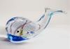 Picture of Murano Glass Whale with Fish Inside