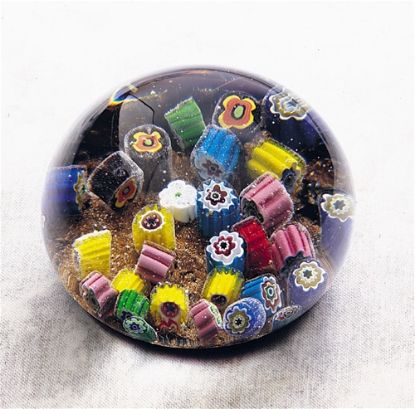 Picture of Murano Sky, Water and Land Paperweight