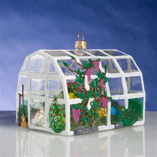 Picture of Greenhouse Polish Glass Christmas Ornament