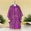 Picture of Purple Priest Vestment Polish Glass Christmas Ornament