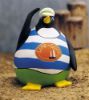 Picture of Lifeguard Penguin Italian Ceramic Figurine