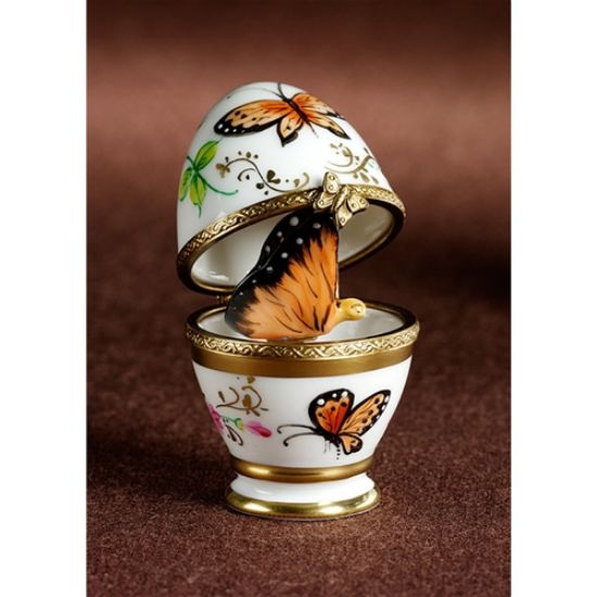 Picture of Limoges Butterfly Inside Egg Box
