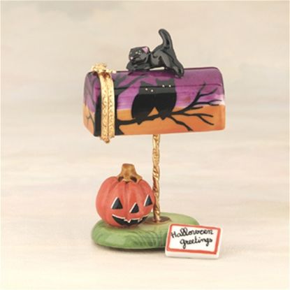 Picture of Limoges Halloween Mailbox Box