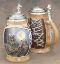 Picture of German 3D Meger Wolf  Ceramic Beer Stein