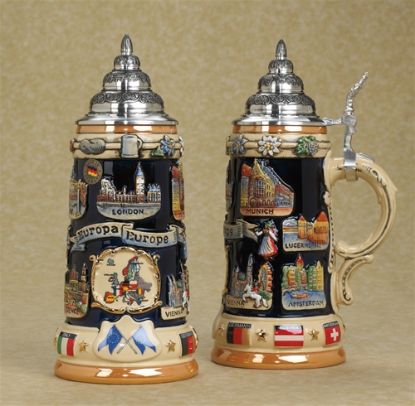 Picture of German Europa Panorama Beer Stein