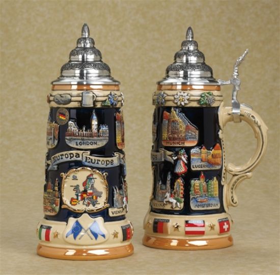 Picture of German Europa Panorama Beer Stein