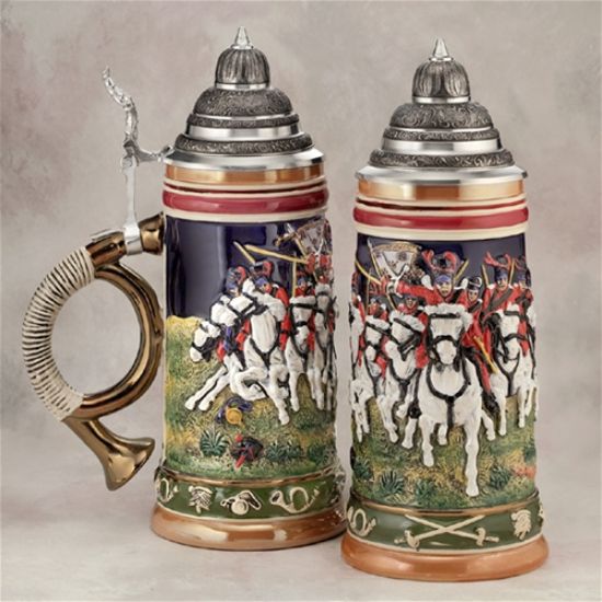 Picture of German Hussars Beer Stein