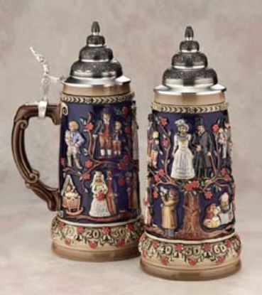 Picture of German  Beer Stein of Life 
