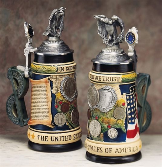 Picture of German US Coins Beer Stein, Each