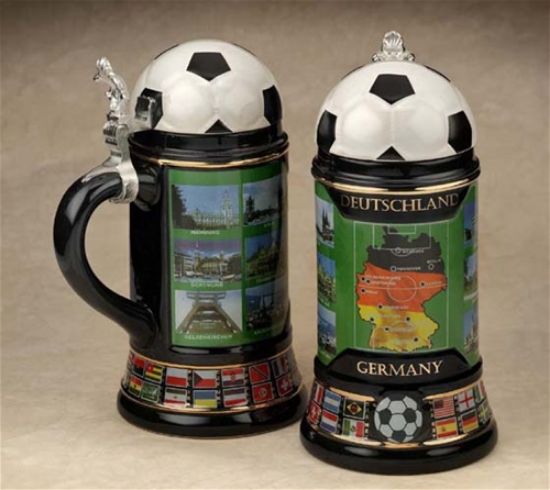 Picture of German Soccer Cup Beer Stein