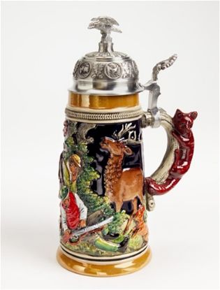 Picture of German Hunting Beer Stein