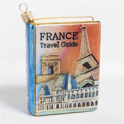 Picture of FranceTravel Guide Polish Glass Christmas Ornament 