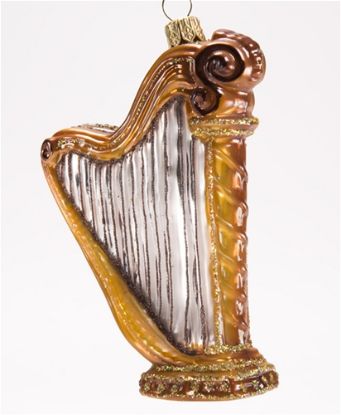 Picture of Harp Polish Glass Christmas Ornament