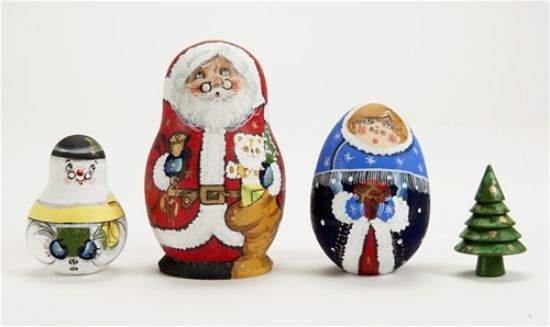 Picture of Russian Winter Matryoshka Doll