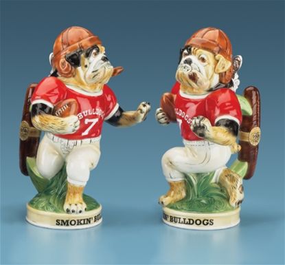 Picture of Smoking Bulldog Football Player German Stein  