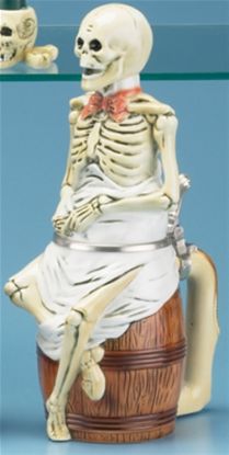 Picture of Skeleton on Barrell German Beer Stein