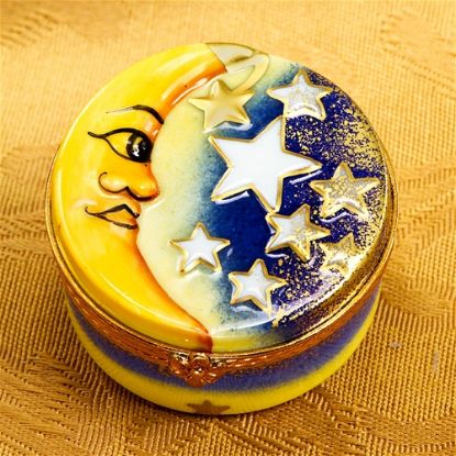 Picture of Limoges Half Moon and Stars Box