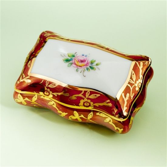 Picture of Limoges Antique Gold Box with Rose 