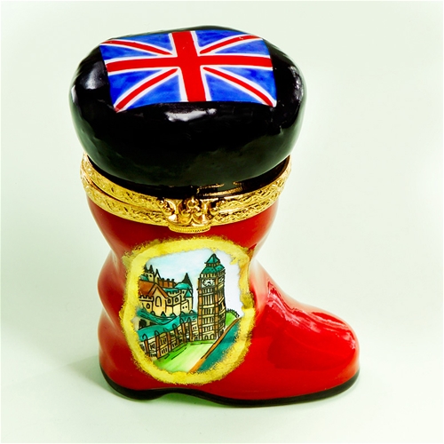 The Cottage Shop - Limoges British London Boot Box