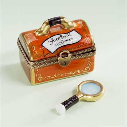 Picture of Limoges Sherlock Holmes Bag with Magnifier  Box