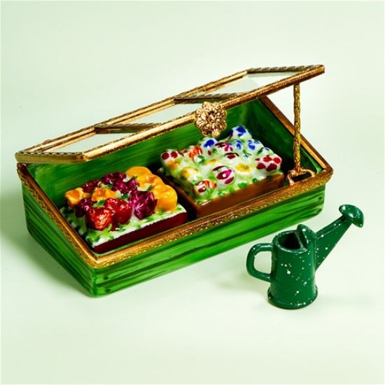 Picture of Limoges Greenhouse Box with Watering Can