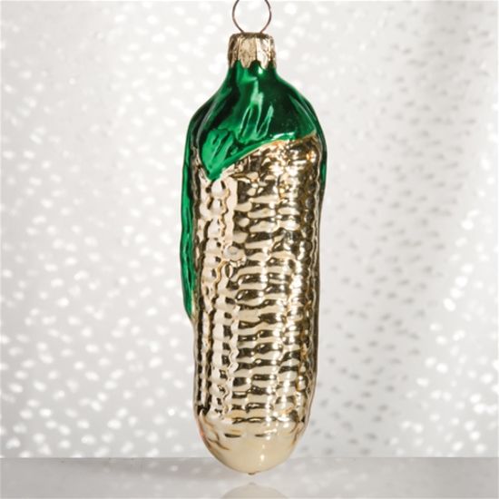 Picture of Corn German Glass Christmas Ornament