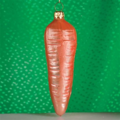 Picture of Carrot German Glass Christmas Ornament