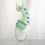 Picture of Seahorse Italian Glass Christmas Ornament