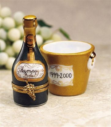 Picture of Limoges Commemorative Year 2000 Champagne and Bucket Box