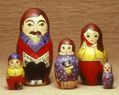 Picture of Russian Family Wooden Matryoshka Doll