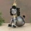 Picture of De Carlini Black Poodle Christmas Ornament