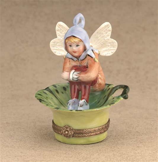 Picture of Limoges Fairy on Leaf Box