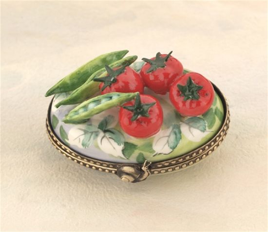 Picture of Limoges Tomatos and Peas Box 