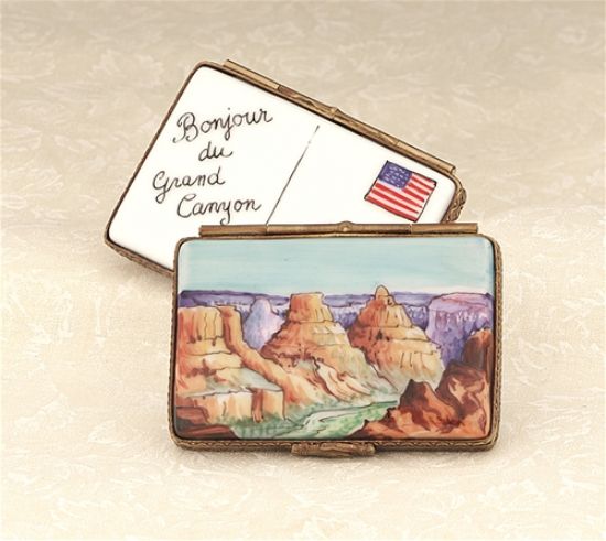 Picture of Limoges Grand Canyon Postcard Box