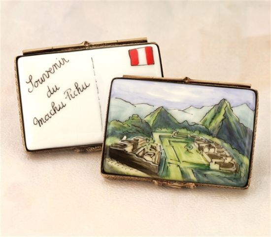 Picture of Limoges Machu Picchu Postcard Box