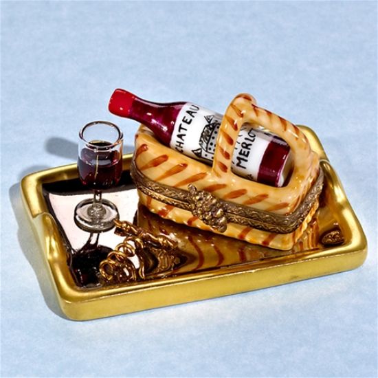 Picture of Limoges Wine on Tray Box