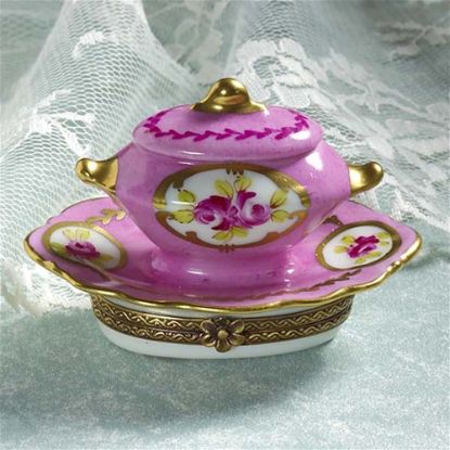 Picture of Limoges Rose Pompadour Tureen Box