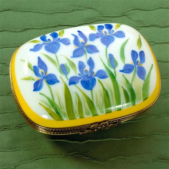 Picture of Limoges Chamart  Iris Rectangular Box