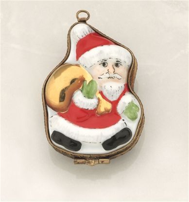 Picture of Limoges Chamart Santa Ornament Box