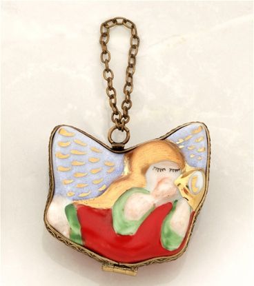 Picture of Limoges Chamart Angel Ornament Box