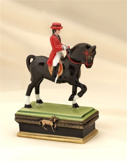 Picture of Limoges English Rider Lady Box