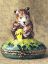 Picture of Limoges Bear with Honey Box