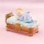 Picture of Limoges Baby Boy in  Bed with Clouds  Box