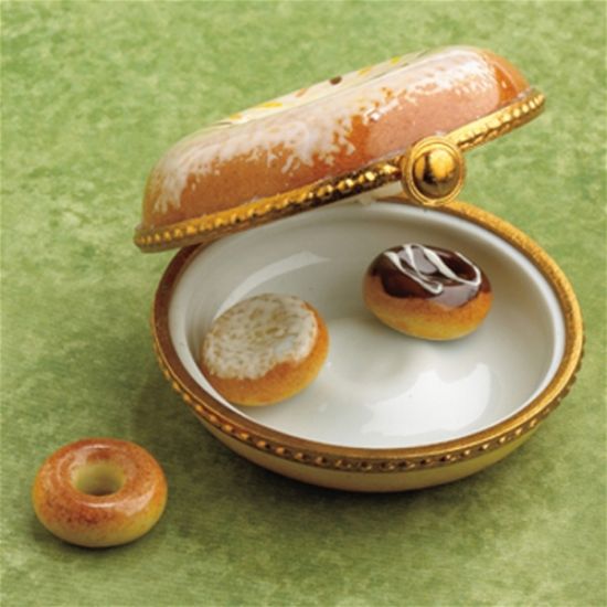 Picture of Limoges Donut Box with Mini Donuts