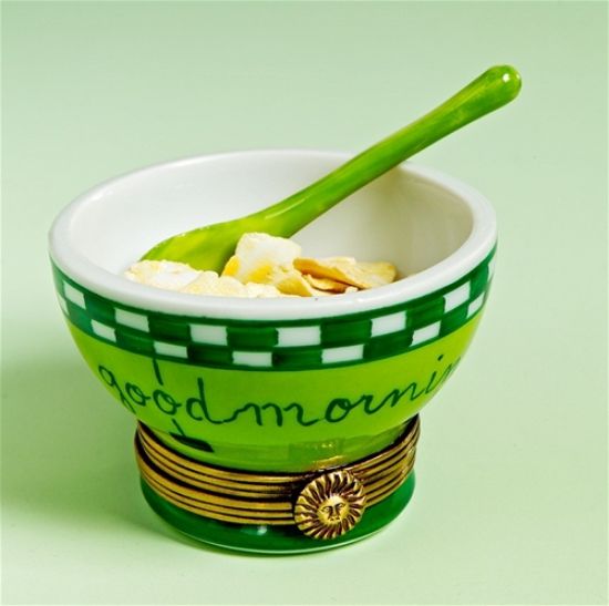 Picture of Limoges Good Morning Cereal Bowl Box  with Spoon and Flakes