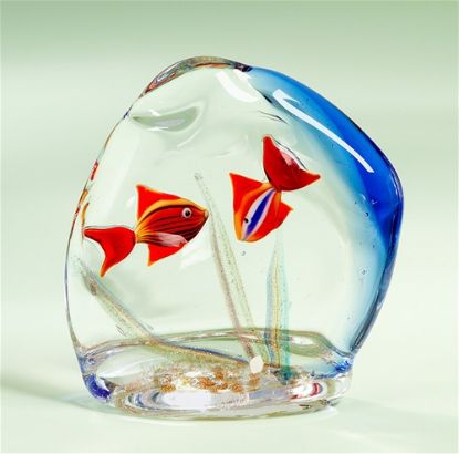 Picture of Murano Two Fish Mini Aquarium