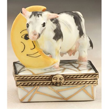 Picture of Limoges Hey Diddile Diddle Cow Over the Moon Box