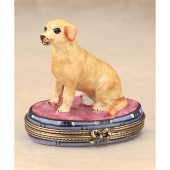 Picture of Limoges Blond Labrador Box