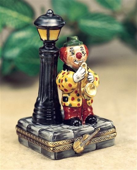 Picture of Limoges Clown by Lightpole Box