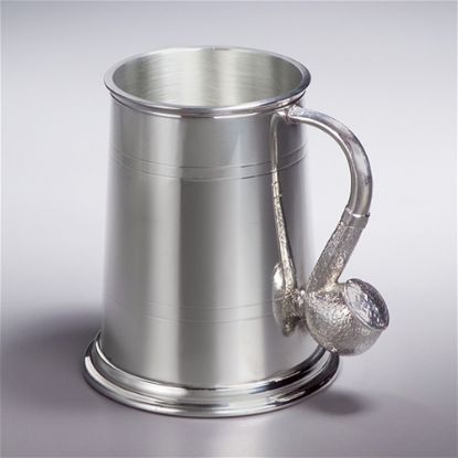 Picture of British Pewter Pipe Tankard